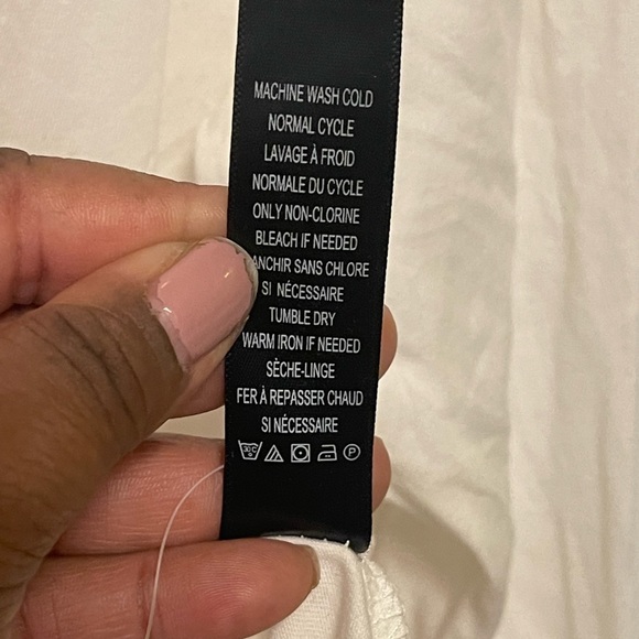 CAVI Shirt with Faux Leather Stripes in Shoulders Size 3XL*Available 9/5* - Picture 8 of 12